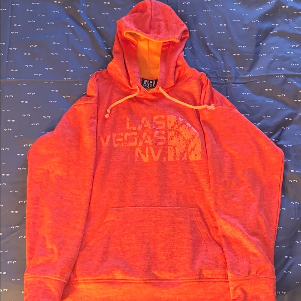 Bright Orange Las Vegas Hoodie